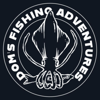 Doms Fishing Front & Back Dark Design